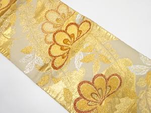 アンティーク　笠松に藤模様織り出し袋帯（着用可）